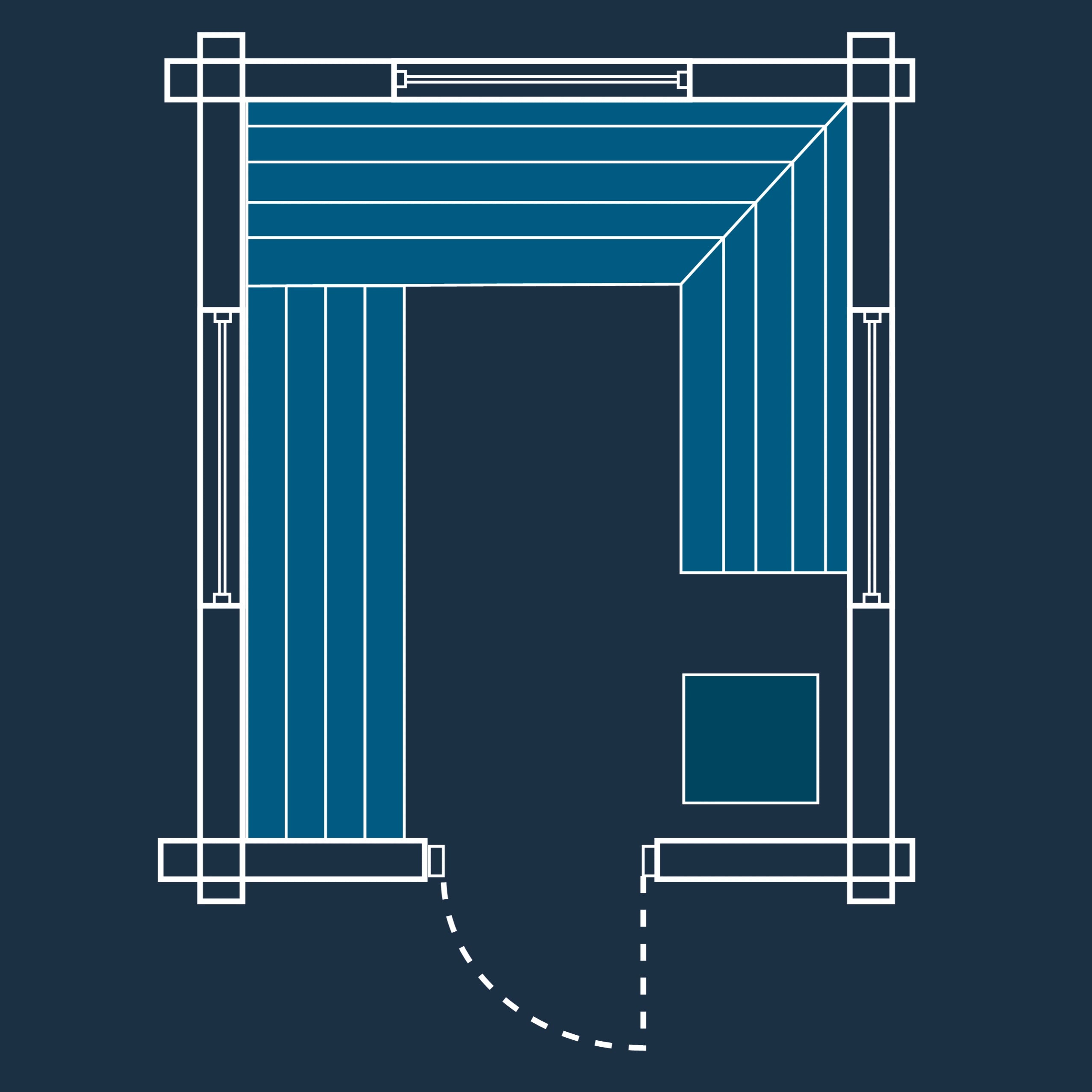 Custom Sauna Plans Medium 25 - 45 sq. ft.